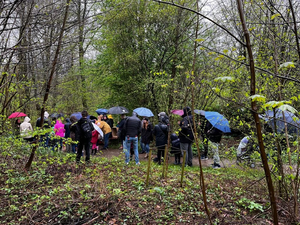 Gut besucht und fröhlich
