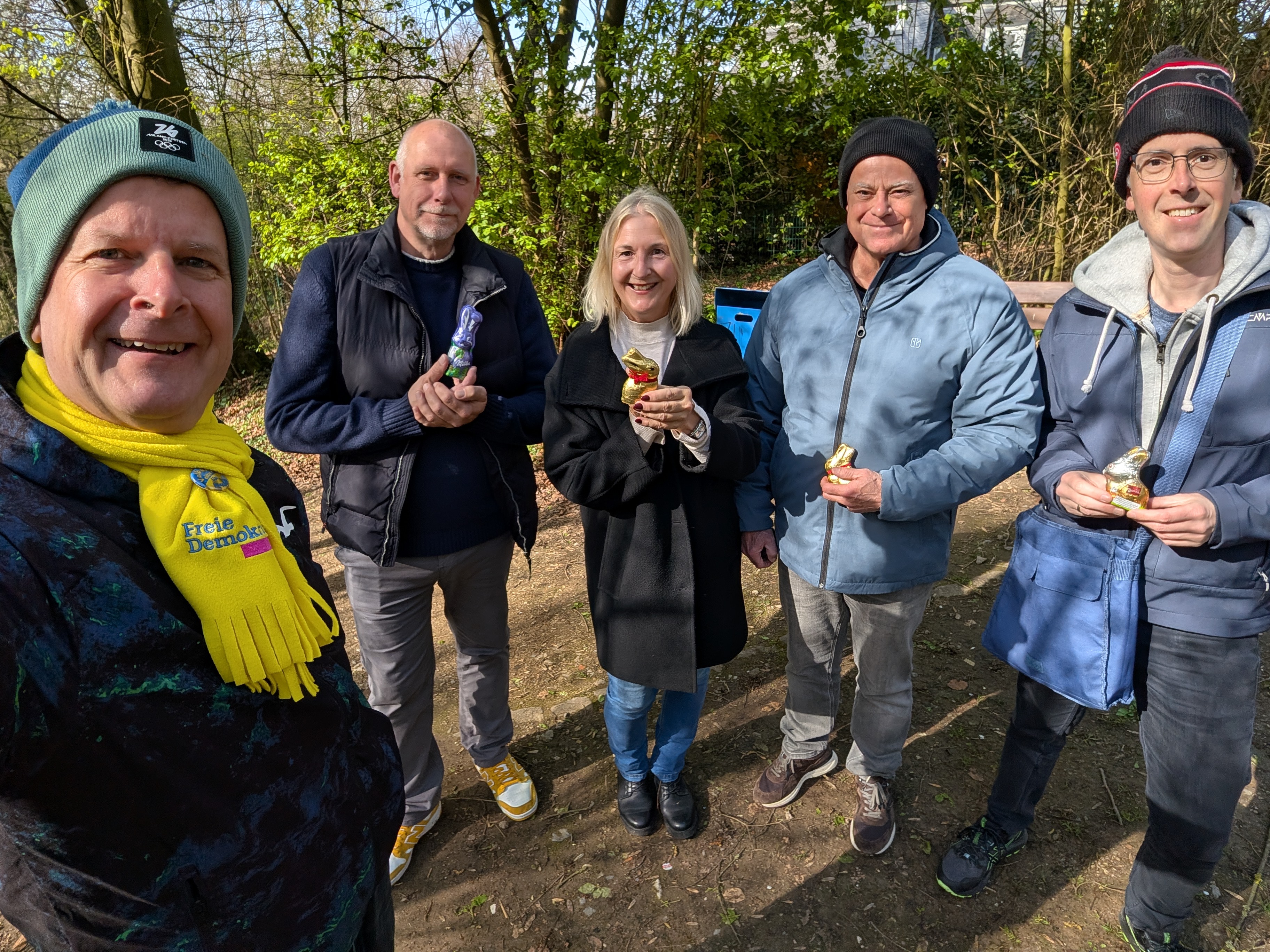 Ein Teil des FDP Teams bei bester Laune