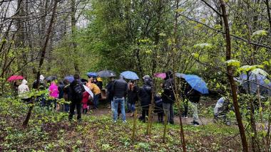 Gut besucht und fröhlich